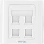 Vention IFFW0 Placa de Pared Tipo 86 con 4 Puertos RJ45